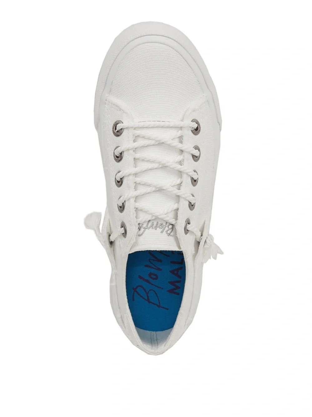 Blowfish Malibu Women’s White Canvas Slip-On Sneakers